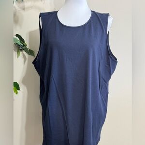 CJ Banks Classic Navy Sleeveless Top